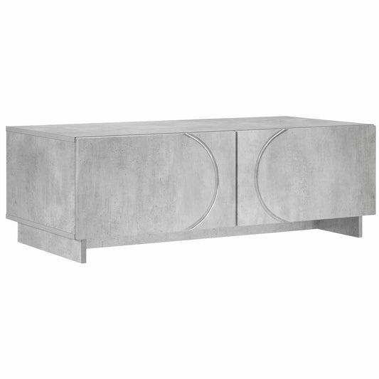 vidaXL Coffee Table Concrete Grey 102 x 50.5 x 35 cm Engineered Wood