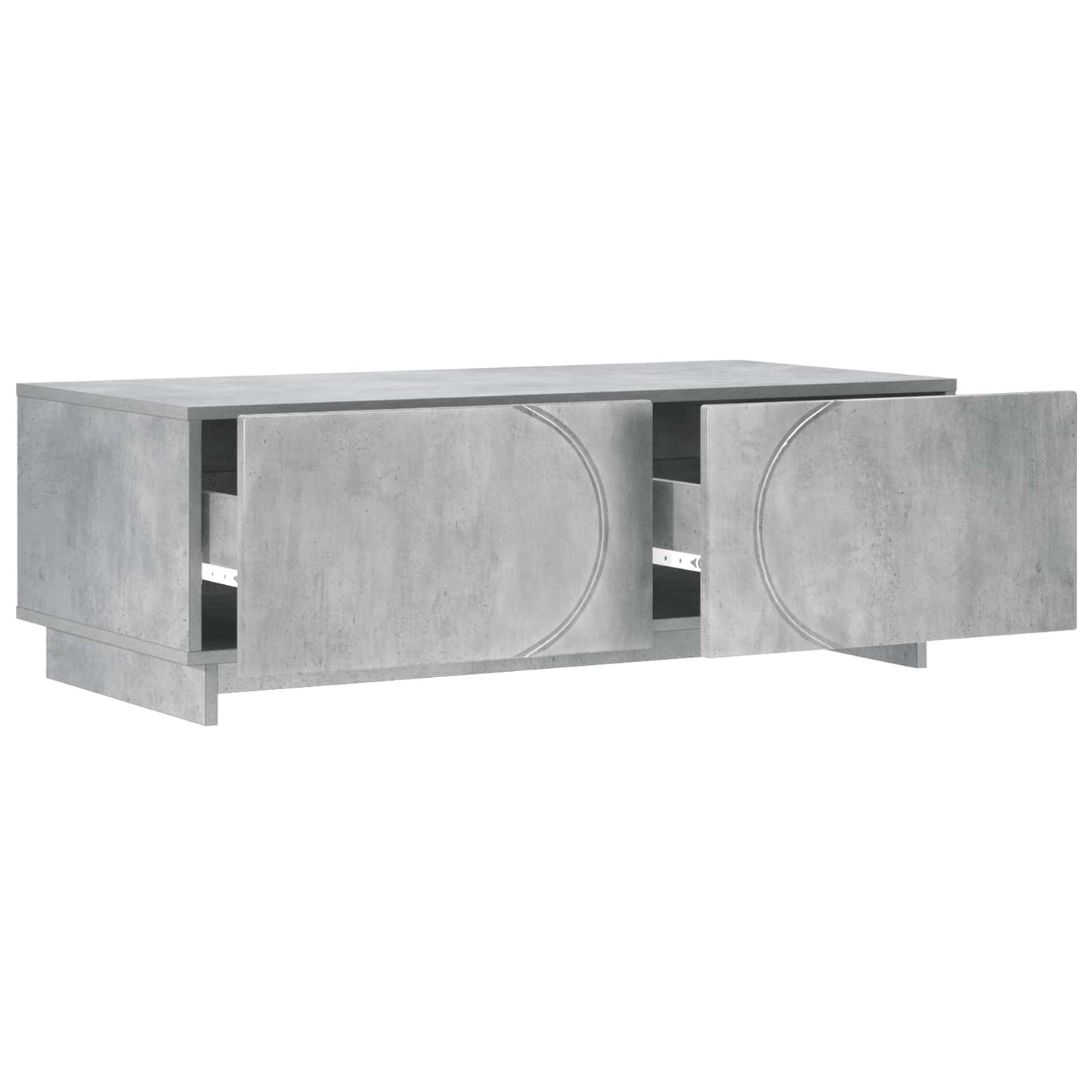 vidaXL Coffee Table Concrete Grey 102 x 50.5 x 35 cm Engineered Wood