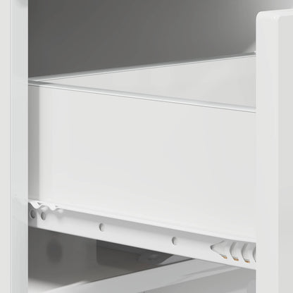 vidaXL Coffee Table High Gloss White 102 x 50.5 x 35 cm