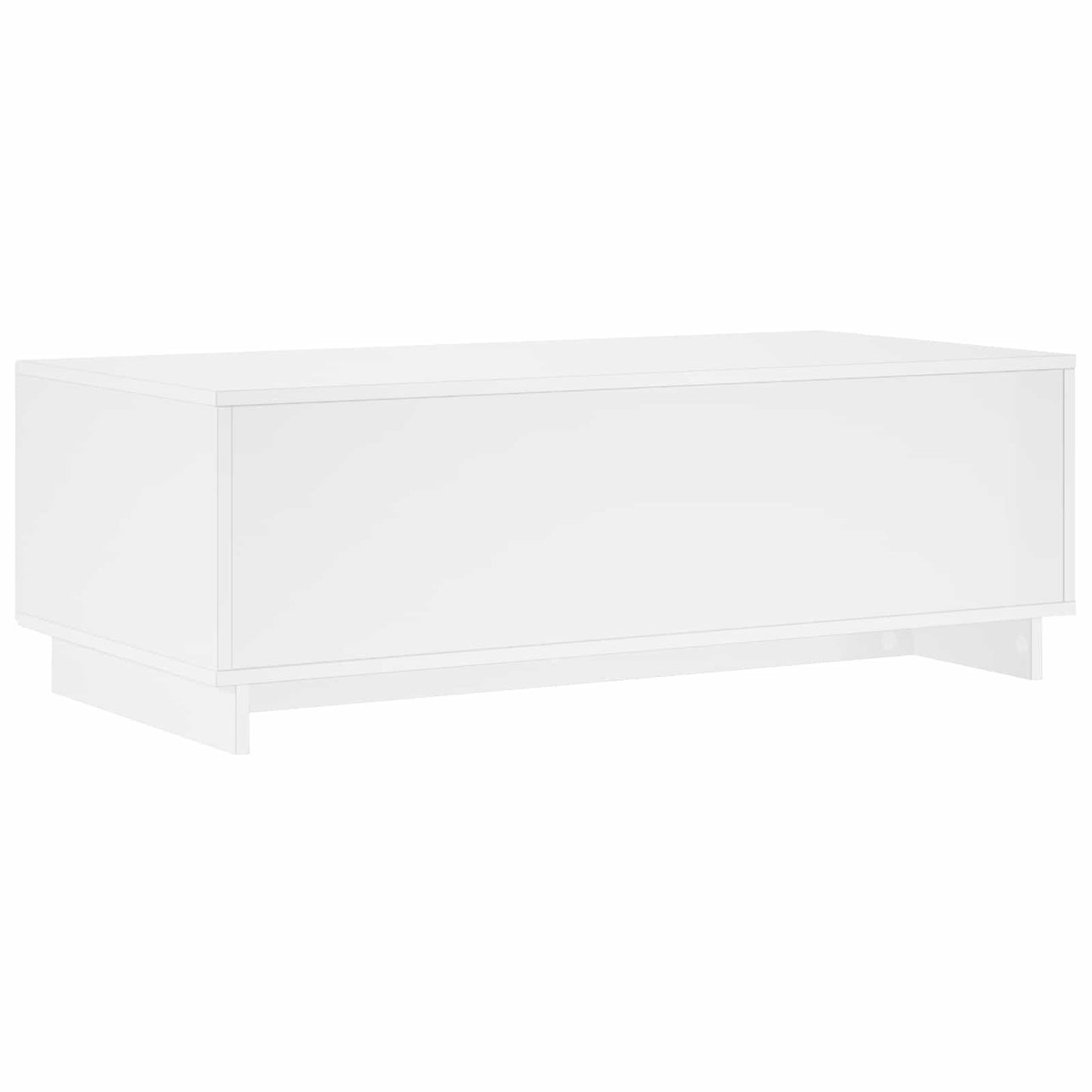 vidaXL Coffee Table High Gloss White 102 x 50.5 x 35 cm