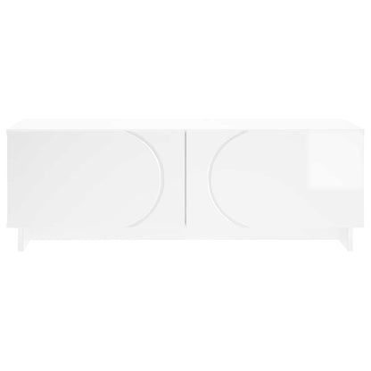 vidaXL Coffee Table High Gloss White 102 x 50.5 x 35 cm