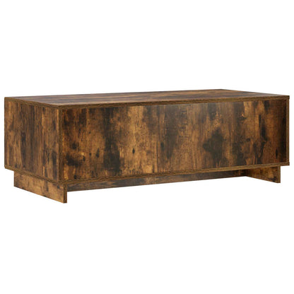 vidaXL Coffee Table Smoked Oak 102 x 50.5 x 35 cm Engineered Wood