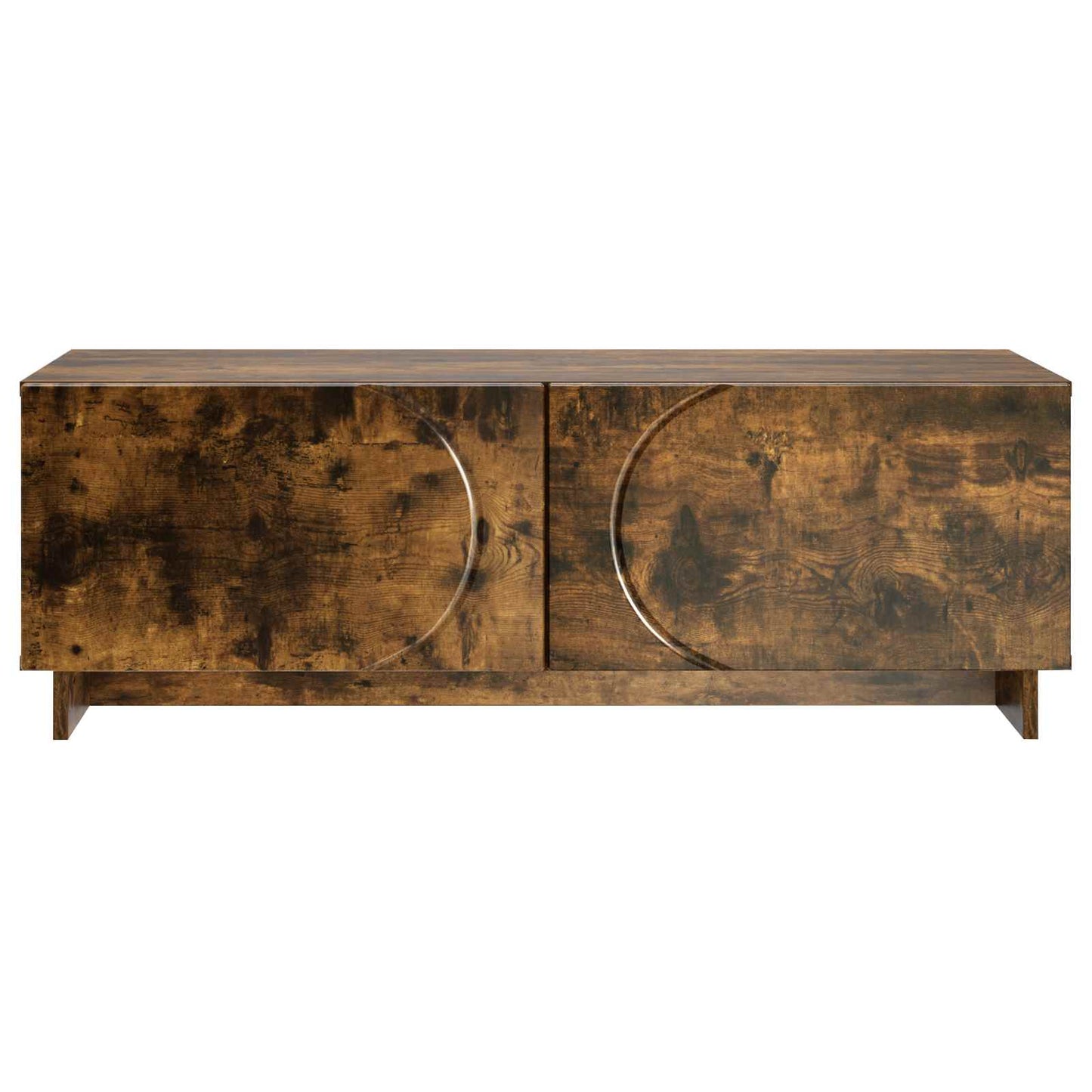 vidaXL Coffee Table Smoked Oak 102 x 50.5 x 35 cm Engineered Wood