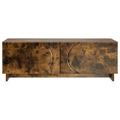 vidaXL Coffee Table Smoked Oak 102 x 50.5 x 35 cm Engineered Wood