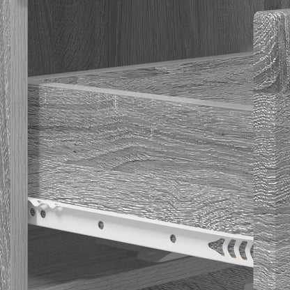 vidaXL Coffee Table Grey Sonoma 102 x 50.5 x 35 cm Engineered Wood