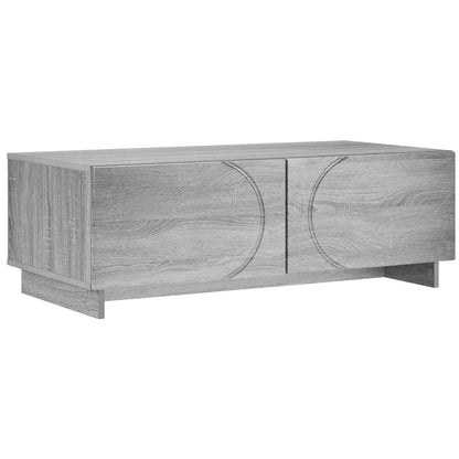 vidaXL Coffee Table Grey Sonoma 102 x 50.5 x 35 cm Engineered Wood
