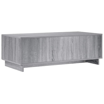 vidaXL Coffee Table Grey Sonoma 102 x 50.5 x 35 cm Engineered Wood