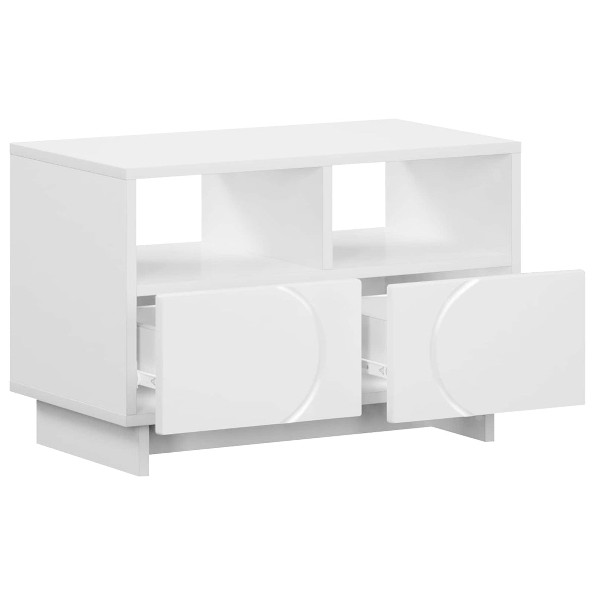 vidaXL TV Stand 60 x 34.5 x 40 cm White Engineered Wood