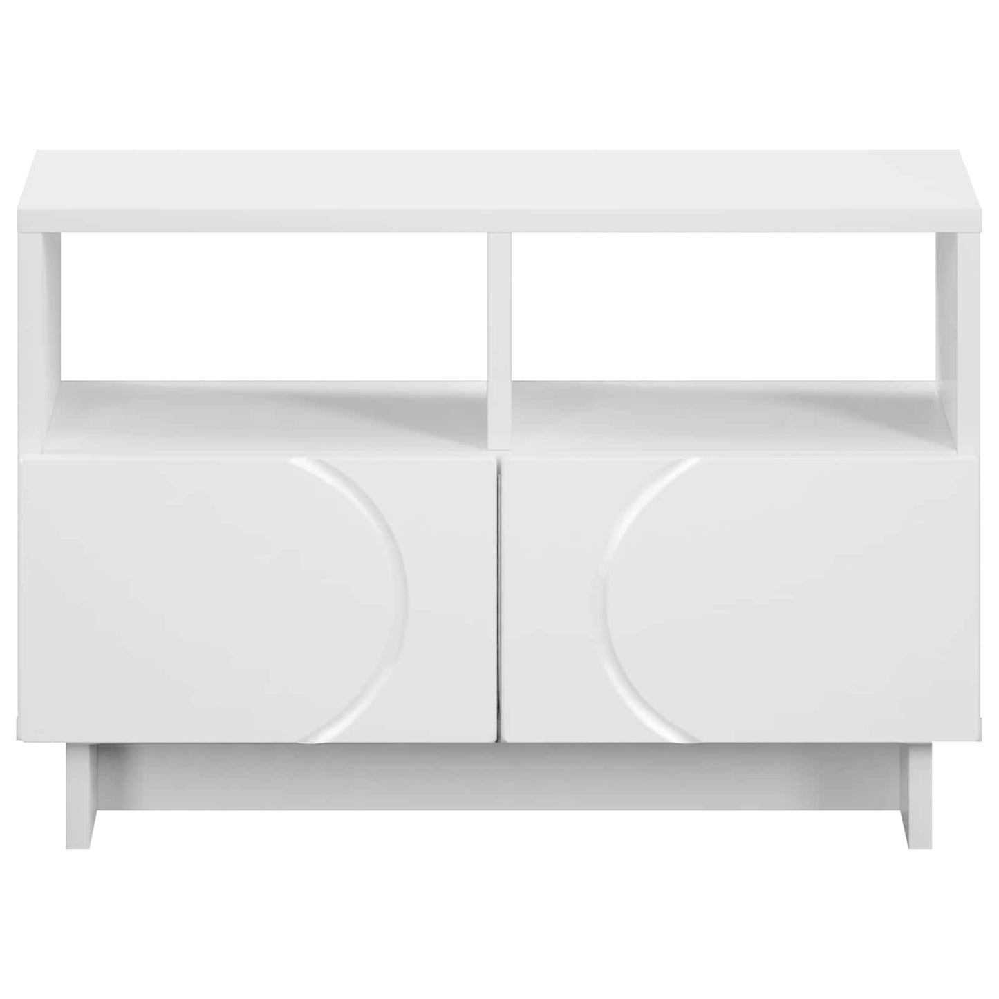 vidaXL TV Stand 60 x 34.5 x 40 cm White Engineered Wood