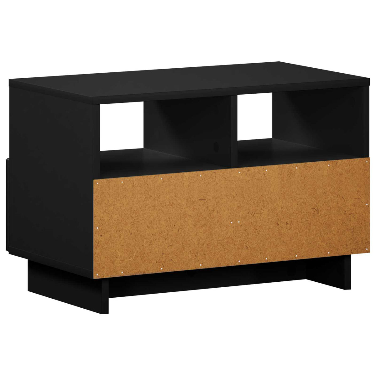 vidaXL TV Stand 60 x 34.5 x 40 cm Black Engineered Wood