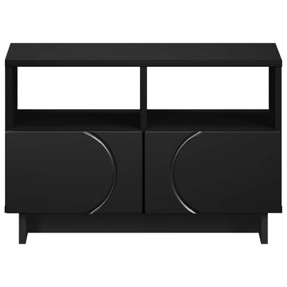 vidaXL TV Stand 60 x 34.5 x 40 cm Black Engineered Wood