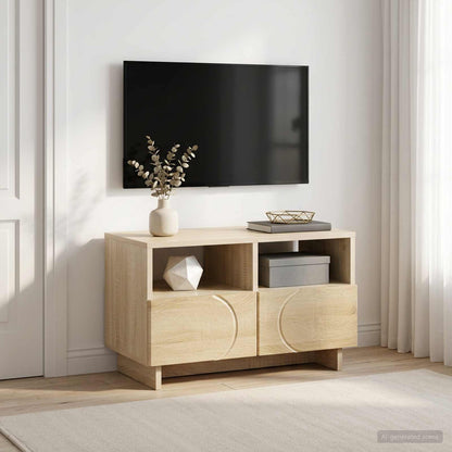 vidaXL TV Stand 60 x 34.5 x 40 cm Sonoma Oak Engineered Wood