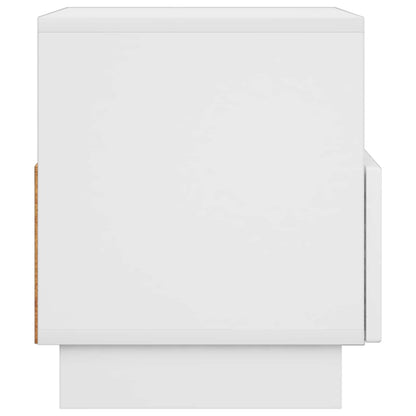 vidaXL TV Stand 60 x 34.5 x 40 cm High Gloss White Engineered Wood