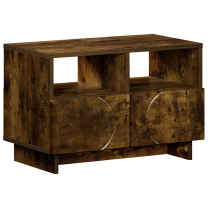 vidaXL TV Stand 60 x 34.5 x 40 cm Smoked Oak Engineered Wood