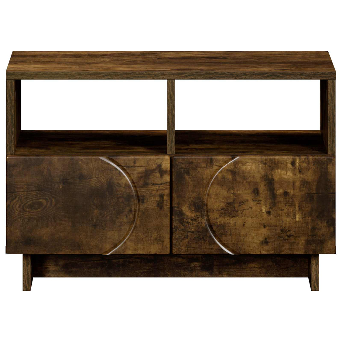 vidaXL TV Stand 60 x 34.5 x 40 cm Smoked Oak Engineered Wood