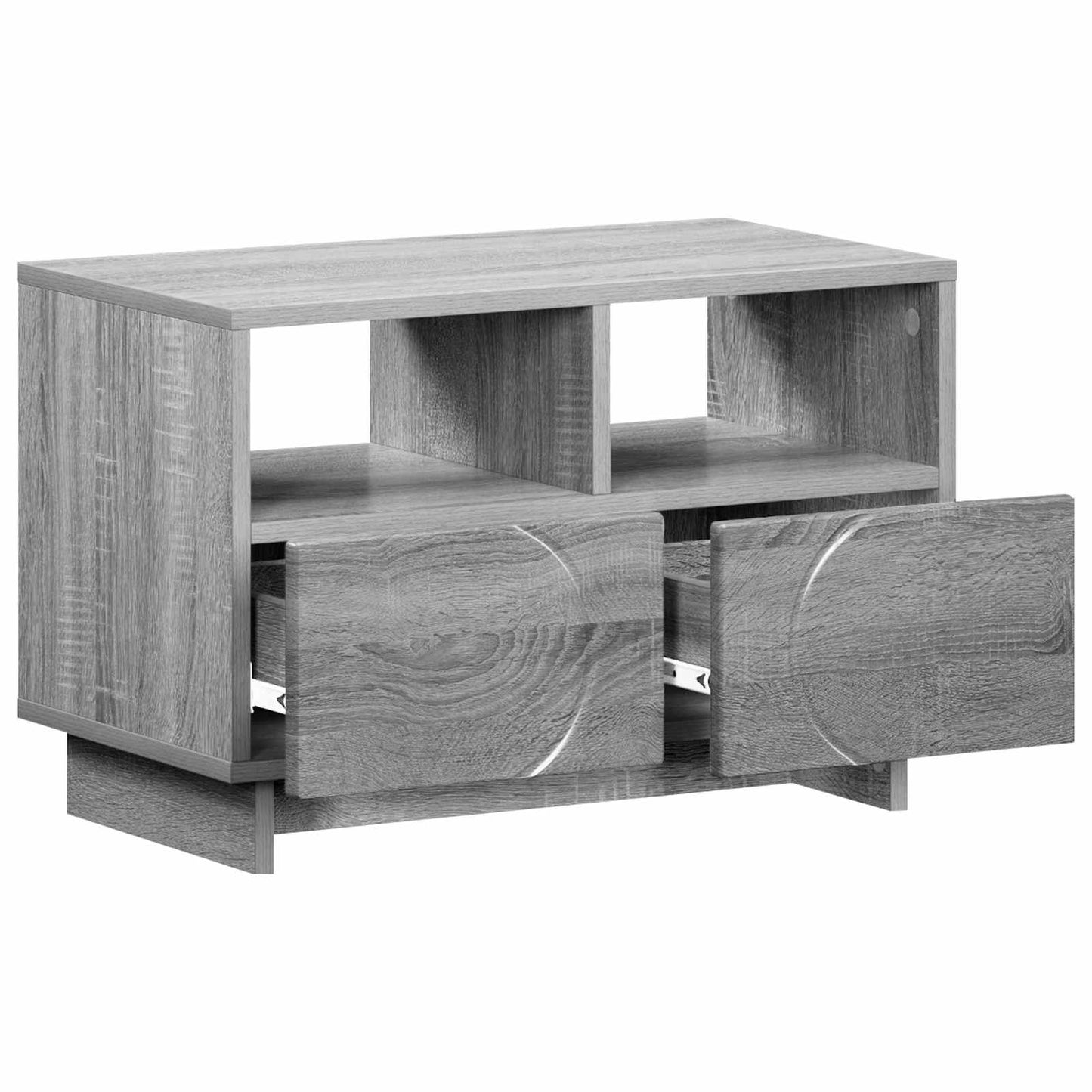 vidaXL TV Stand 60 x 34.5 x 40 cm Grey Sonoma Engineered Wood