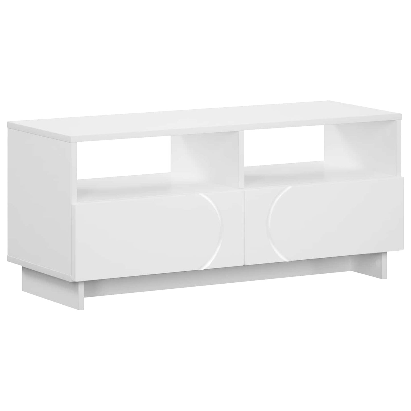 vidaXL TV Stand 90 x 34.5 x 40 cm White Engineered Wood