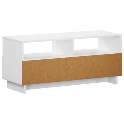 vidaXL TV Stand 90 x 34.5 x 40 cm White Engineered Wood