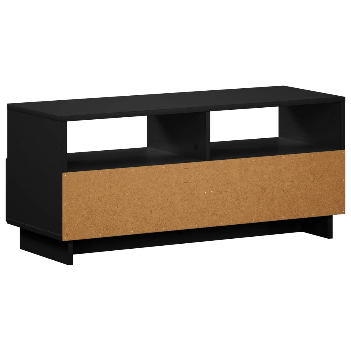 vidaXL TV Stand 90 x 34.5 x 40 cm Black Engineered Wood