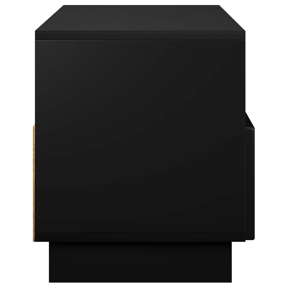 vidaXL TV Stand 90 x 34.5 x 40 cm Black Engineered Wood