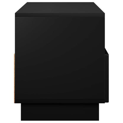 vidaXL TV Stand 90 x 34.5 x 40 cm Black Engineered Wood