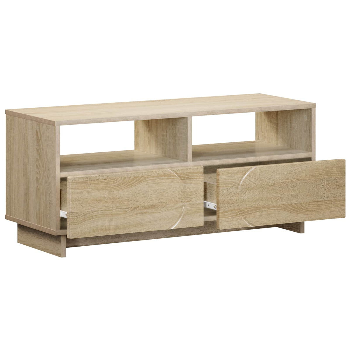vidaXL TV Stand 90 x 34.5 x 40 cm Sonoma Oak Engineered Wood