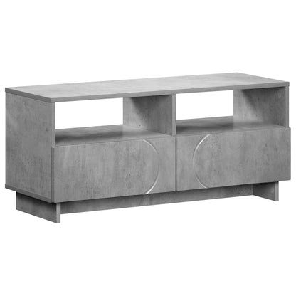 vidaXL TV Stand 90 x 34.5 x 40 cm Concrete Grey Engineered Wood