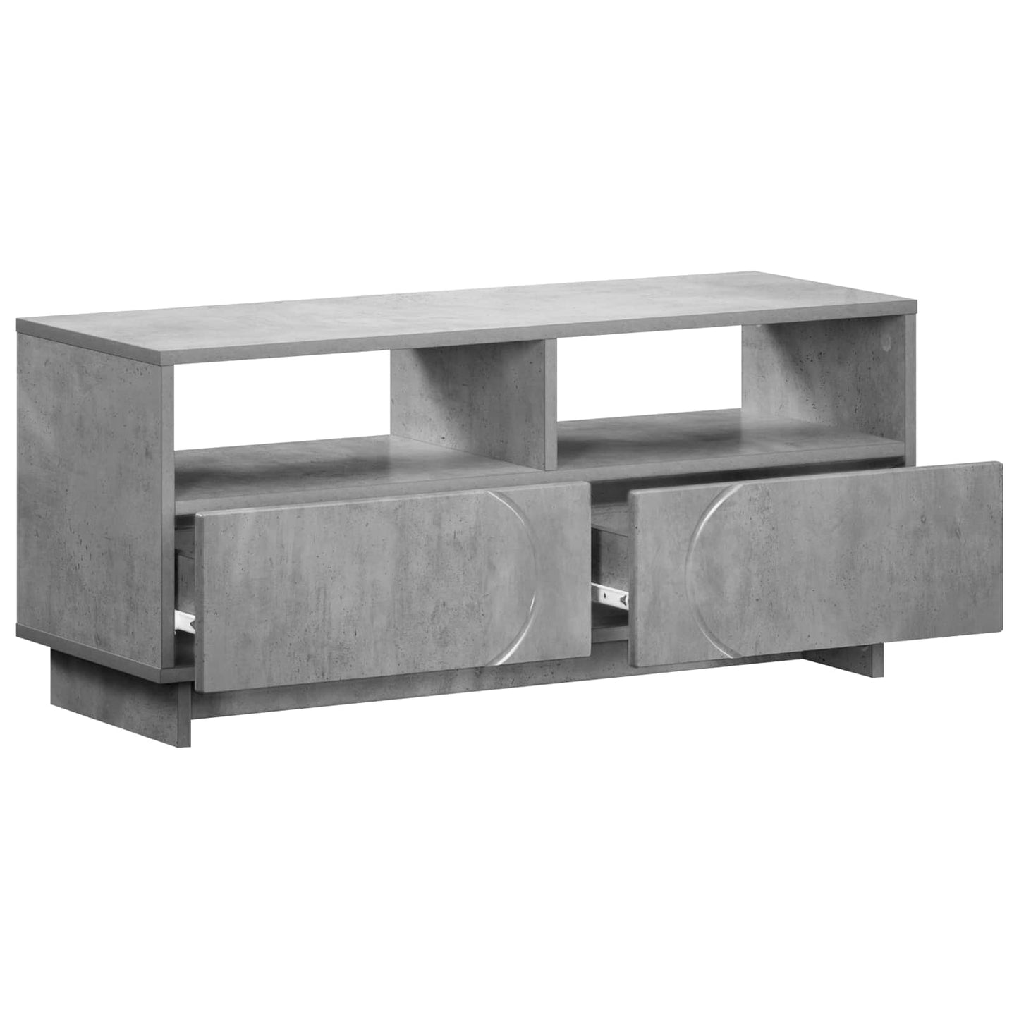 vidaXL TV Stand 90 x 34.5 x 40 cm Concrete Grey Engineered Wood