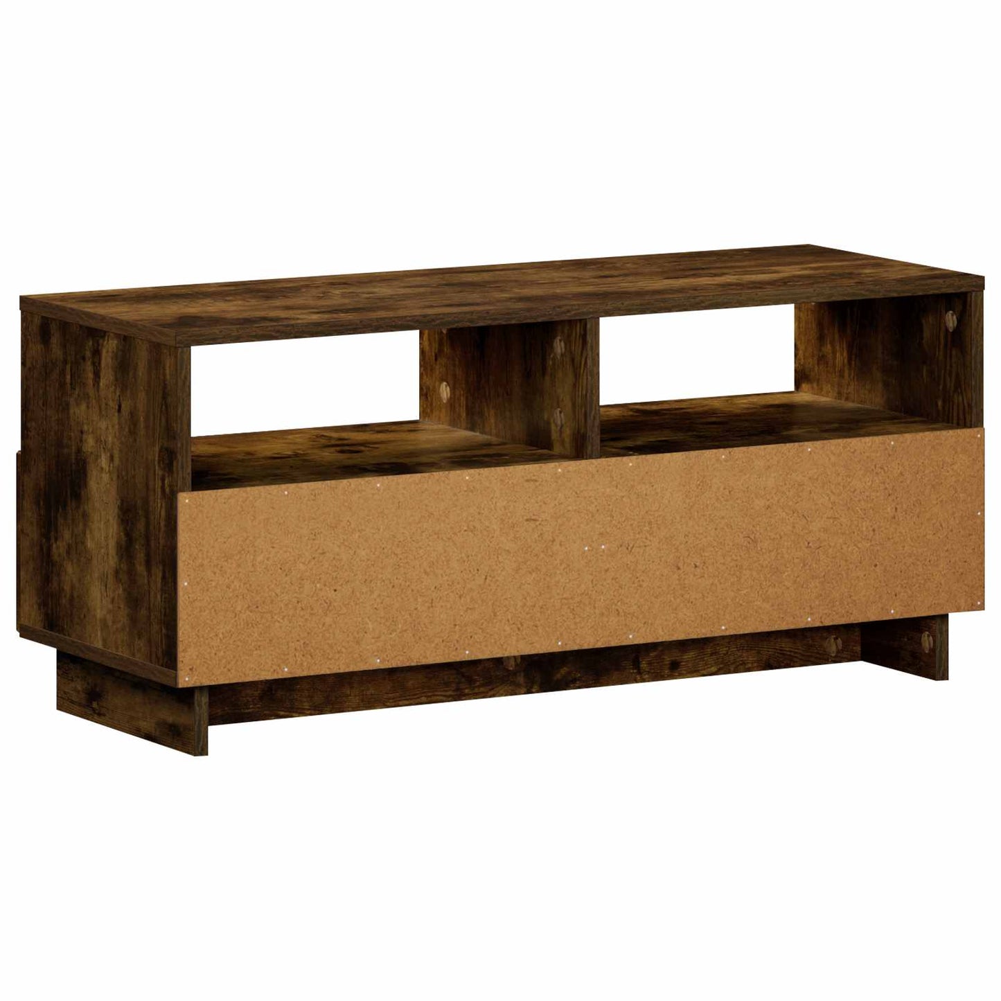 vidaXL TV Stand 90 x 34.5 x 40 cm Smoked Oak Engineered Wood