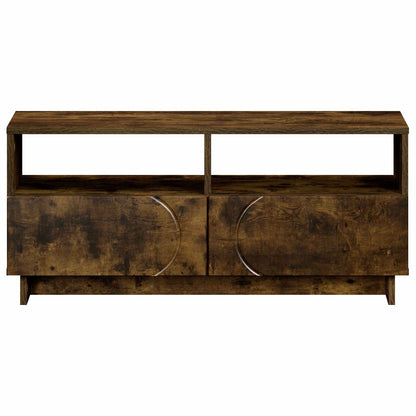 vidaXL TV Stand 90 x 34.5 x 40 cm Smoked Oak Engineered Wood
