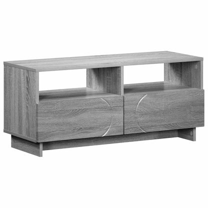 vidaXL TV Stand 90 x 34.5 x 40 cm Grey Sonoma Engineered Wood