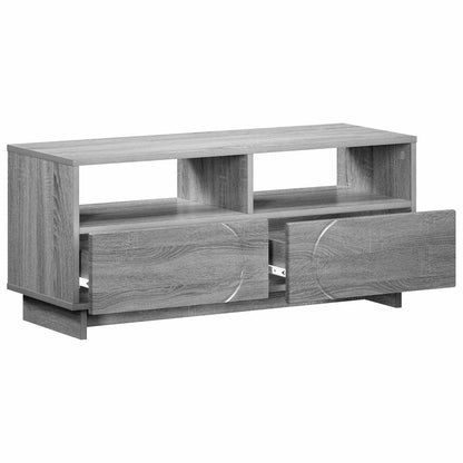 vidaXL TV Stand 90 x 34.5 x 40 cm Grey Sonoma Engineered Wood