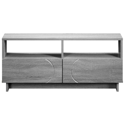 vidaXL TV Stand 90 x 34.5 x 40 cm Grey Sonoma Engineered Wood
