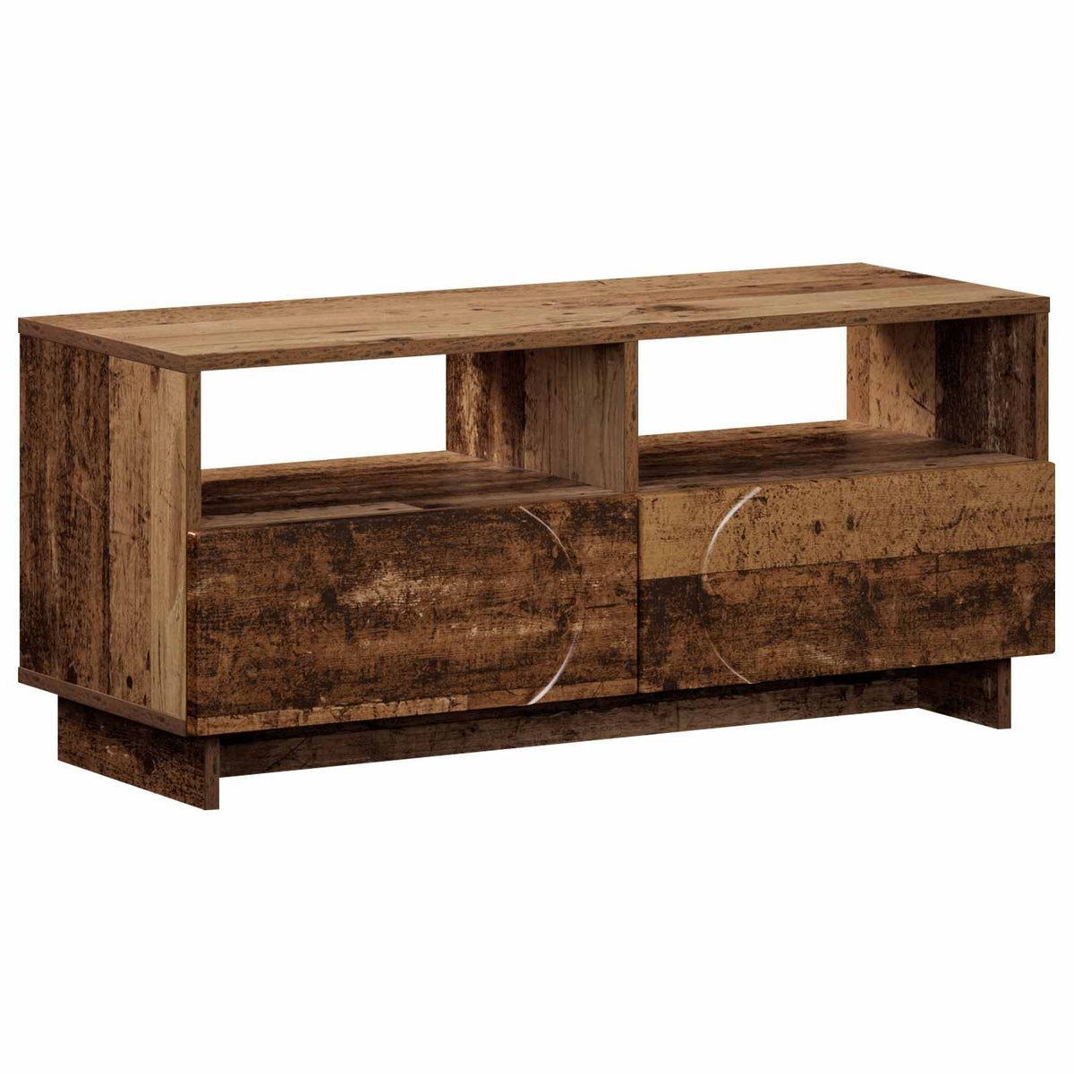 vidaXL TV Stand 90 x 34.5 x 40 cm Old Wood Engineered Wood