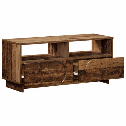 vidaXL TV Stand 90 x 34.5 x 40 cm Old Wood Engineered Wood