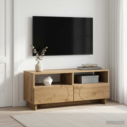 vidaXL TV Stand 90 x 34.5 x 40 cm Artisan Oak Engineered Wood
