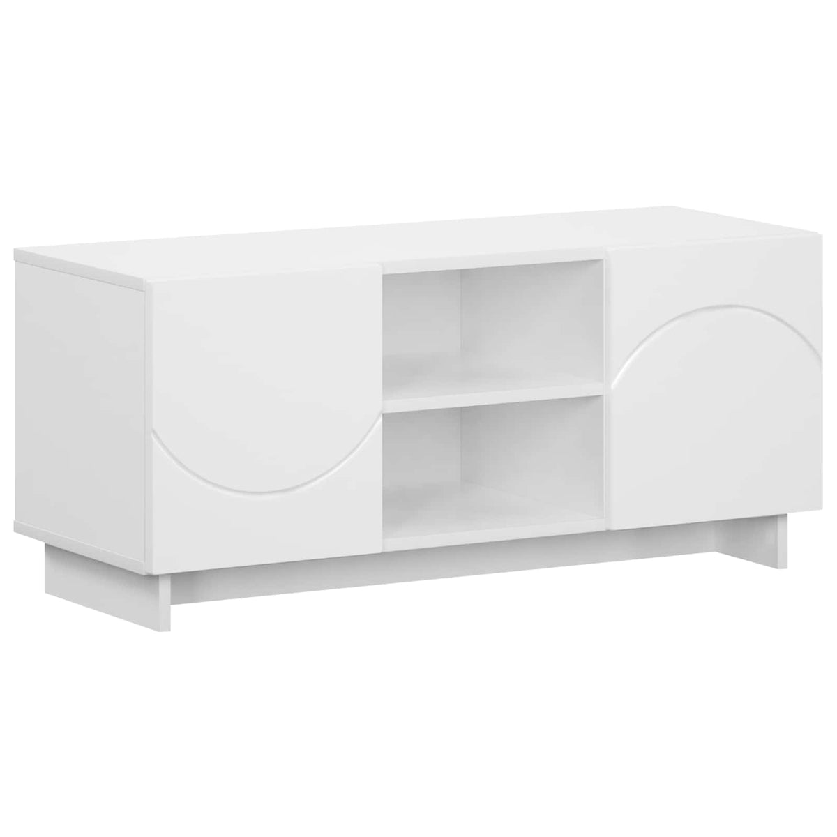 vidaXL TV Stand 90 x 34.5 x 40 cm White Engineered Wood