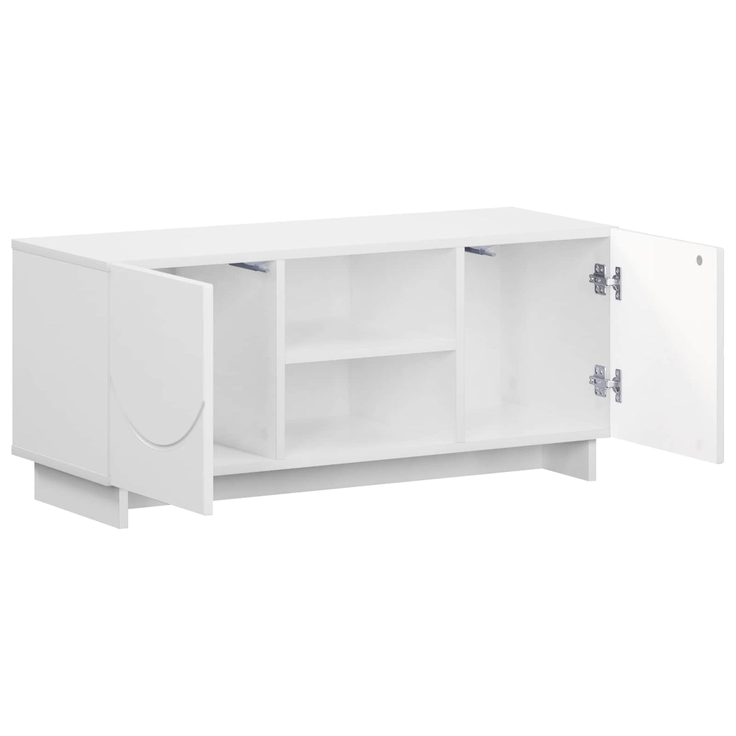 vidaXL TV Stand 90 x 34.5 x 40 cm White Engineered Wood