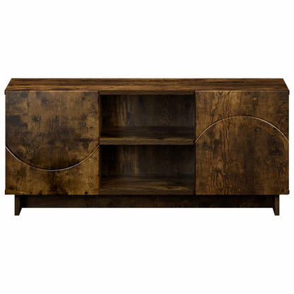 vidaXL TV Stand 90 x 34.5 x 40 cm Smoked Oak Engineered Wood