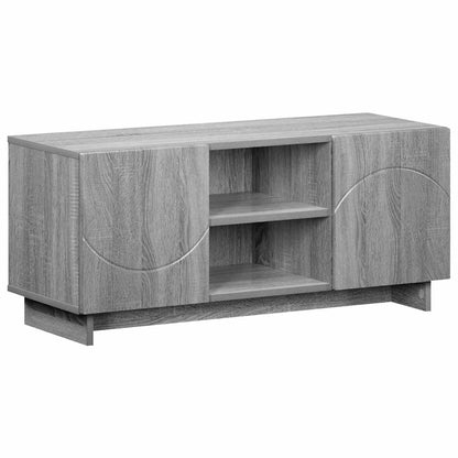 vidaXL TV Stand 90 x 34.5 x 40 cm Grey Sonoma Engineered Wood