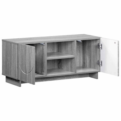 vidaXL TV Stand 90 x 34.5 x 40 cm Grey Sonoma Engineered Wood