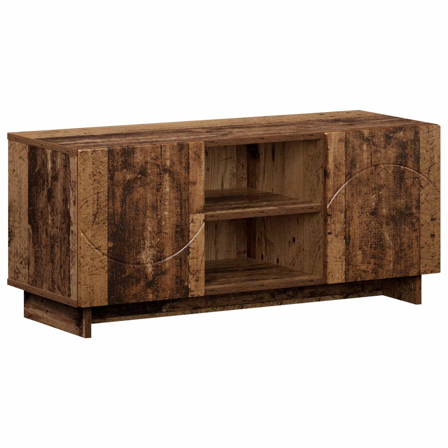 vidaXL TV Stand 90 x 34.5 x 40 cm Old Wood Engineered Wood