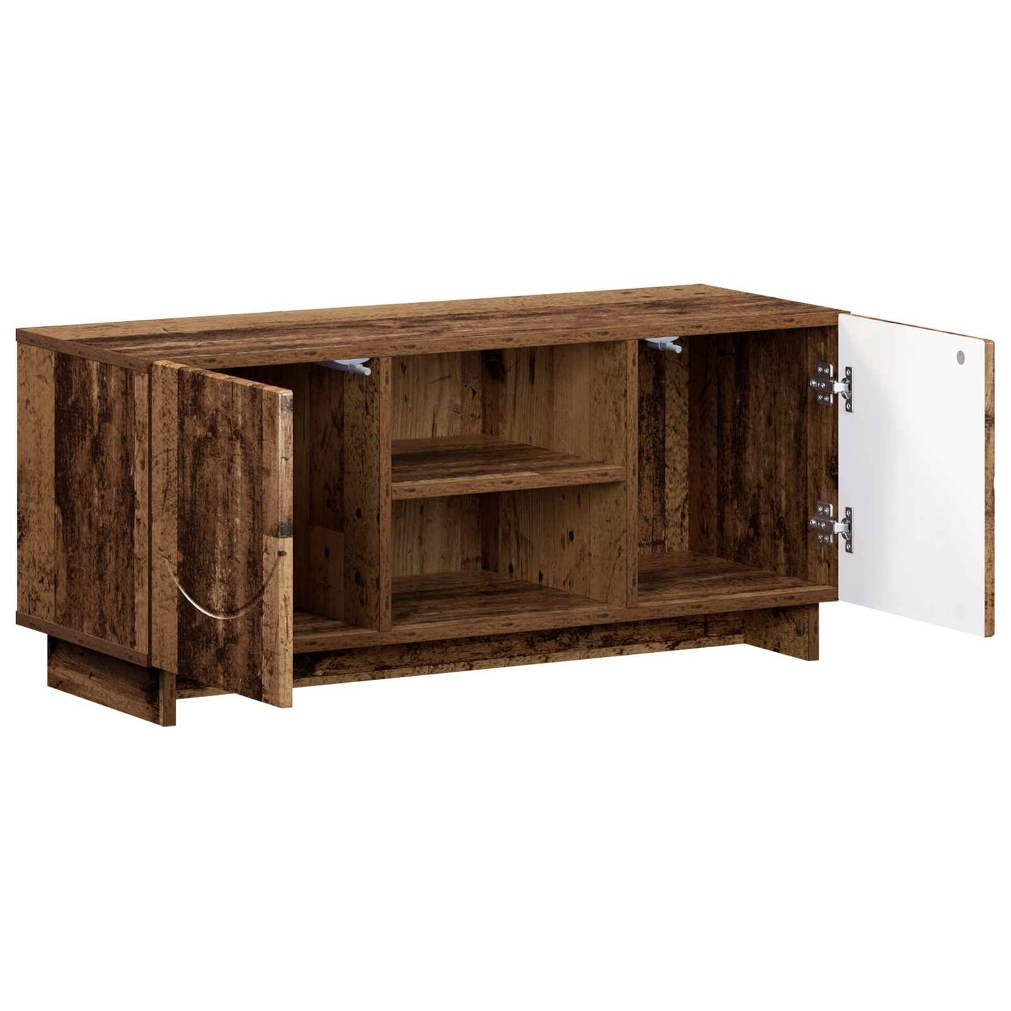 vidaXL TV Stand 90 x 34.5 x 40 cm Old Wood Engineered Wood