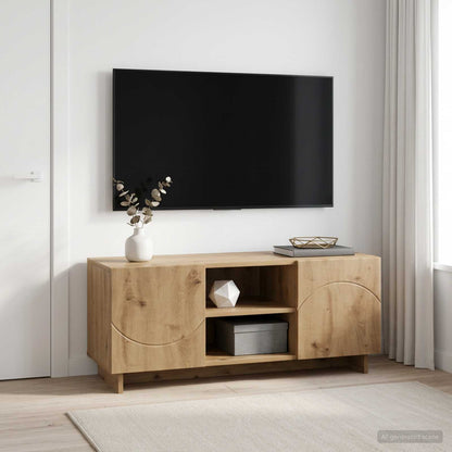vidaXL TV Stand 90 x 34.5 x 40 cm Artisan Oak Engineered Wood