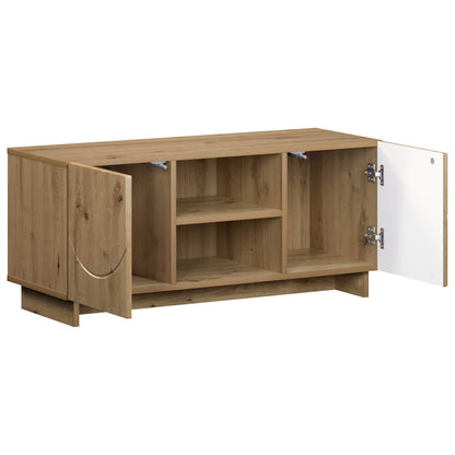 vidaXL TV Stand 90 x 34.5 x 40 cm Artisan Oak Engineered Wood