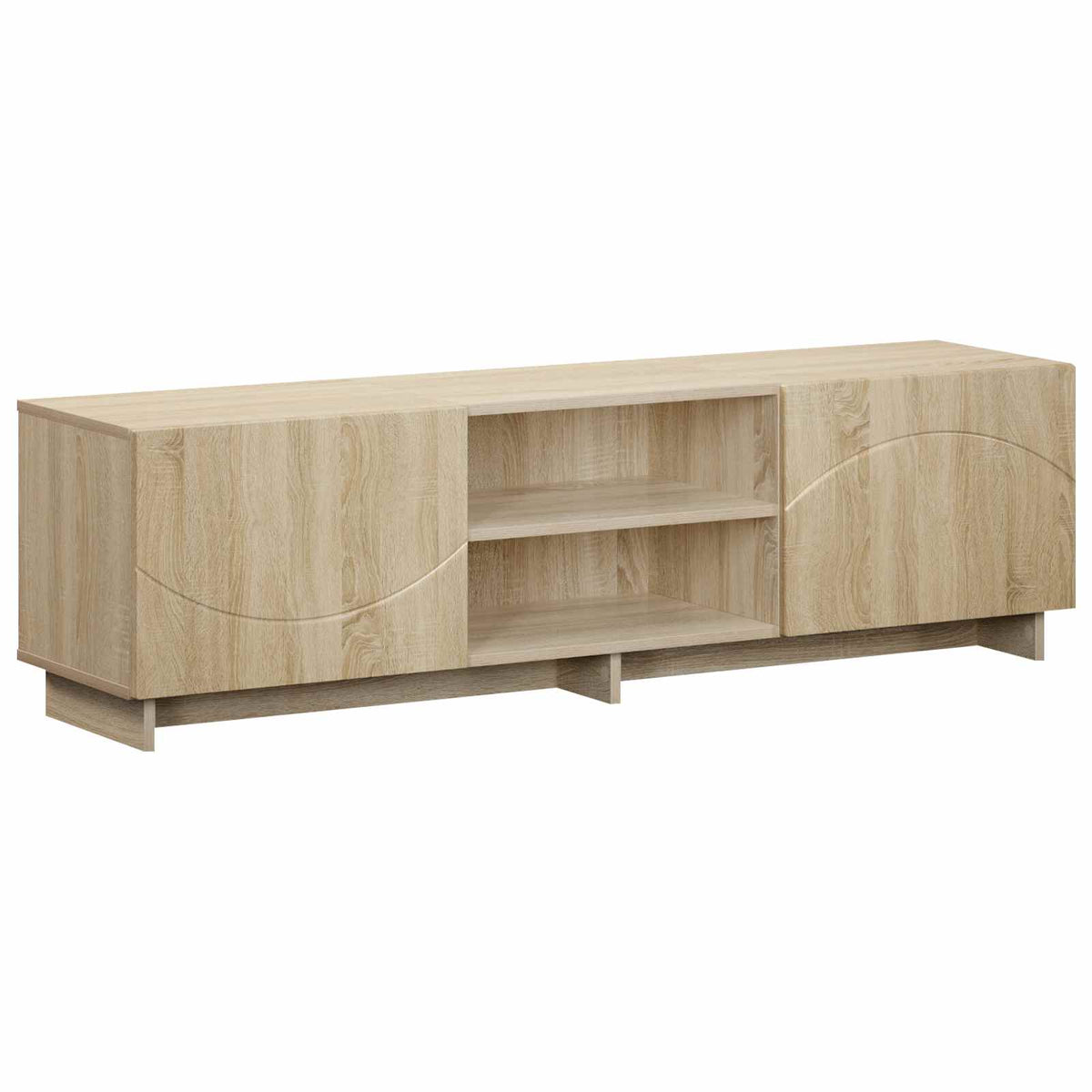 vidaXL TV Stand 140 x 34.5 x 40 cm Sonoma Oak Engineered Wood