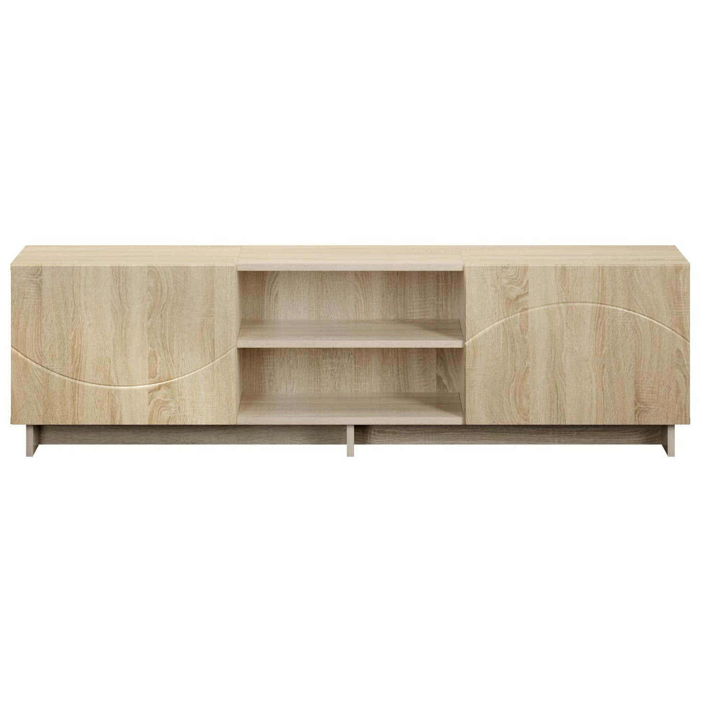 vidaXL TV Stand 140 x 34.5 x 40 cm Sonoma Oak Engineered Wood