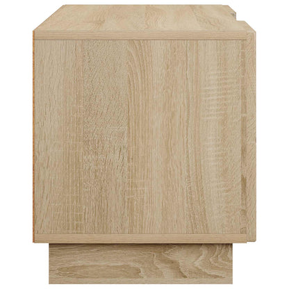 vidaXL TV Stand 140 x 34.5 x 40 cm Sonoma Oak Engineered Wood