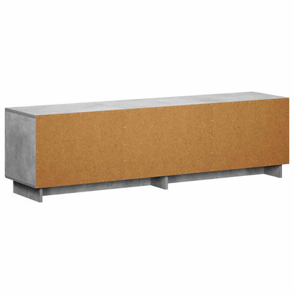 vidaXL TV Stand 140 x 34.5 x 40 cm Concrete Grey Engineered Wood