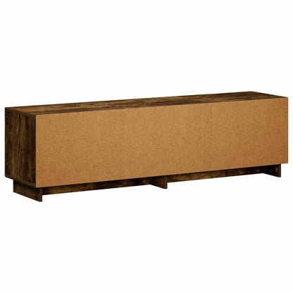 vidaXL TV Stand 140 x 34.5 x 40 cm Smoked Oak Engineered Wood